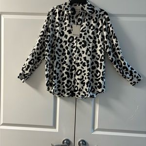 Blak and white blouse women’s sp